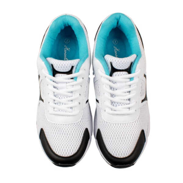 Henselite Athletica Women's Bowls Shoe White Blue Black